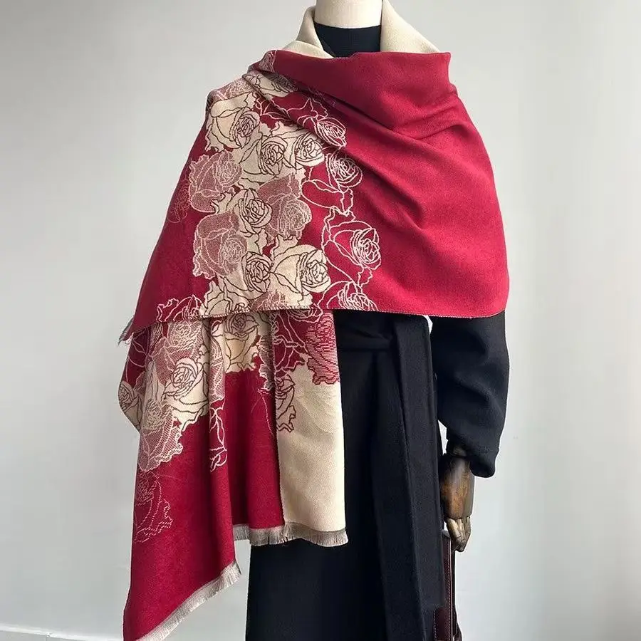Echarpe-en-imitation-cachemire-pour-femme-ideale-pour-l’automne-et-l’hiver-epaisse-chaude-a-motifs-colores-tres-grande-longue-parfaite-comme-chale-de-bureau