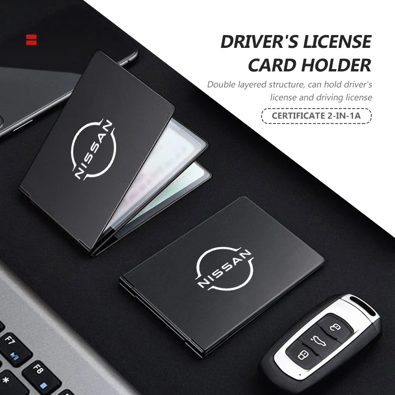 لنيسان سيارة القيادة وثيقة معرف بطاقة الائتمان رخصة القيادة محفظة قاشقاي جوك سنترا ألتيما فيرسا ماكسيما ألميرا روج