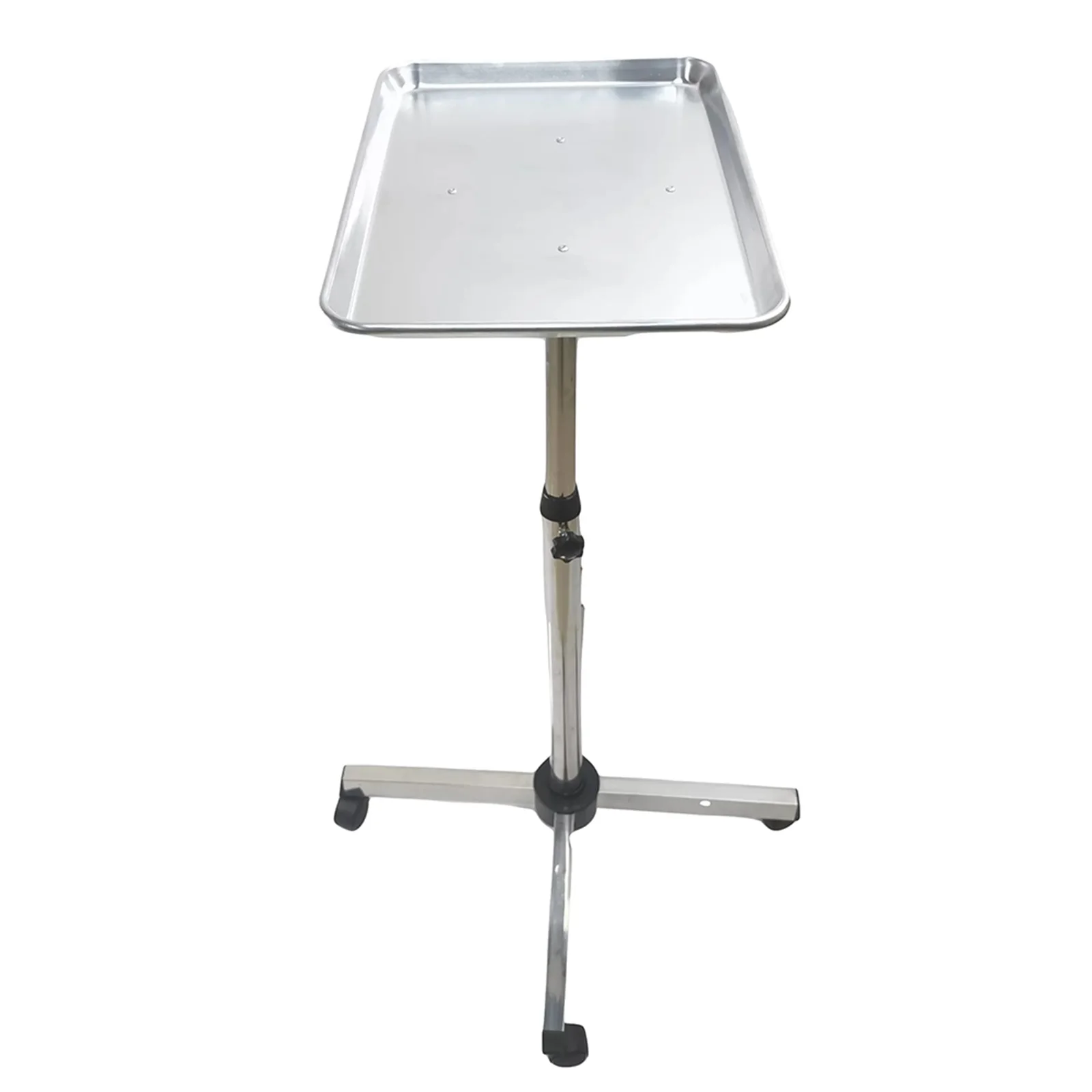 Barbershop Cart Hairdressing Mobile Cart Aluminium Alloy Tray Stand Rolling Cart For Barbershop Beauty Salon