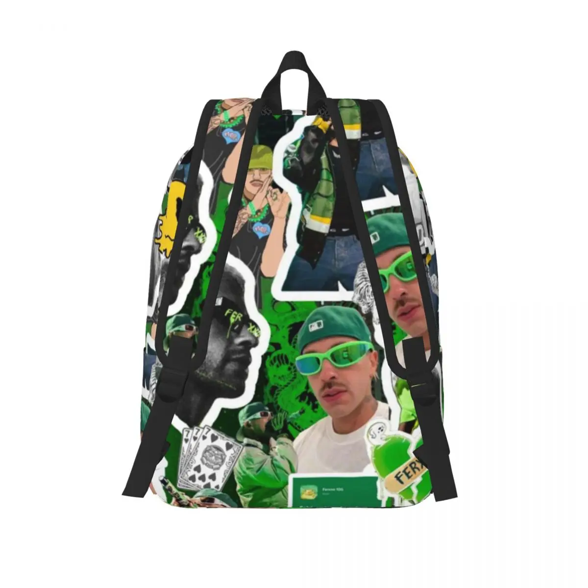 Feid Ferxxos-mochila informal para hombre y mujer, morral deportivo para estudiantes, senderismo, rapero, amante de la música, Rap, bolso de hombro para ordenador portátil