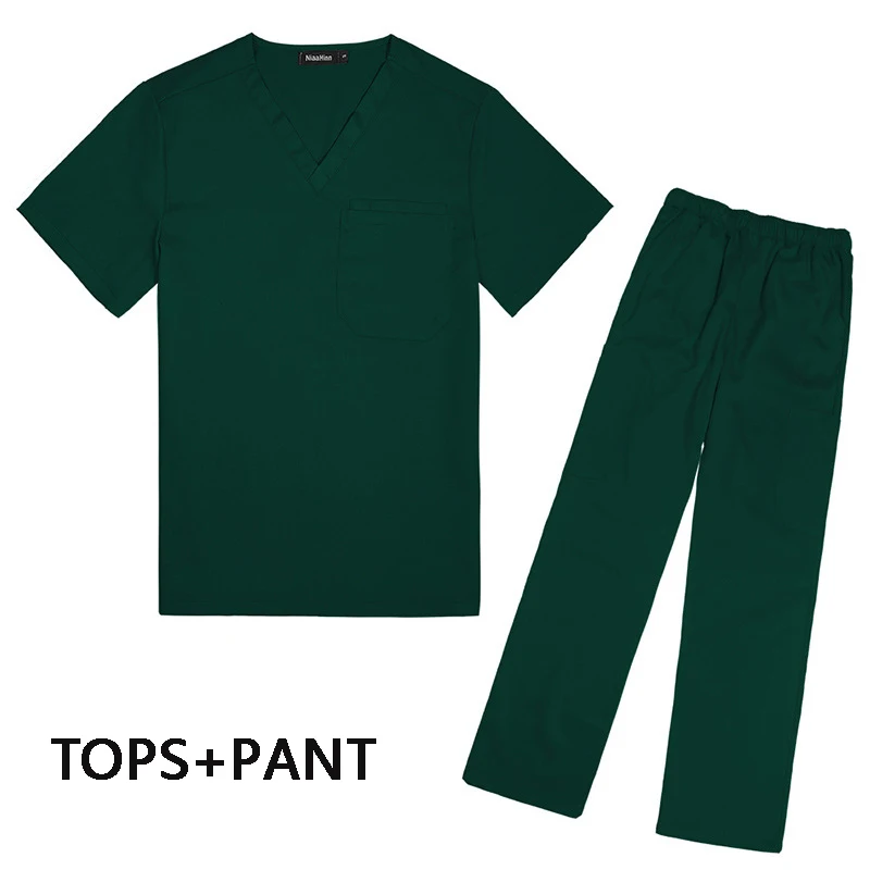 

Women Scrubs Sets Nurse Accessories Work Clothes Doctors Medical Uniforms Stretch Dental Beauty Health Workwear Surgical Overall