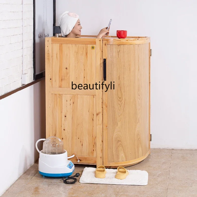 X FH Steam room household whole body traditional Chinese medicine, fumigator detoxification  family sauna space capsule