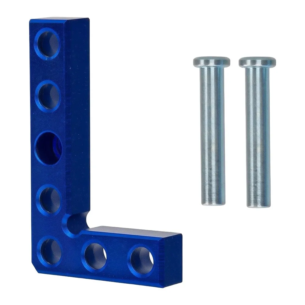 1pc Compact Square Center Finder 90-Degree L-Shaped Measuring Tool Woodworking Machinist Square Gauge Layout Marking Tool