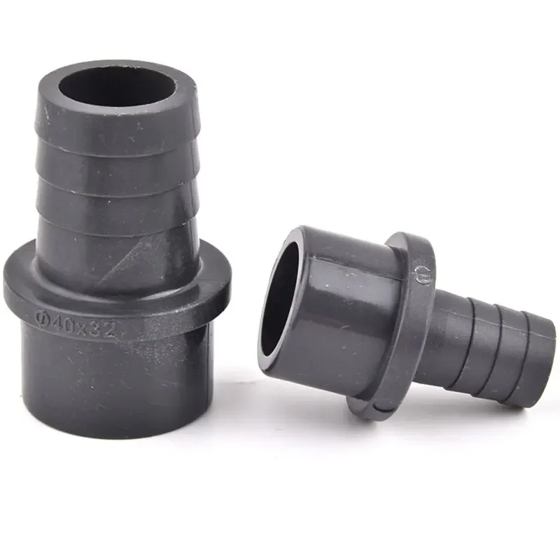 32 mm 40 mm 50 mm 63 mm to 12 mm 16 mm 20 mm 25 mm 32 mm 40 mm 50 mm 60 mm Dark Grey Pvc Pagoda Style Hose Coupling for Aquarium