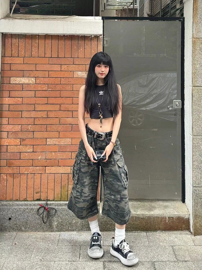 السراويل البضائع النسائية البني الداكن الخريف القطن كبيرة الحجم الحد الأدنى للتنقل الحضري المضادة للتجاعيد مريحة للشباب المهنية