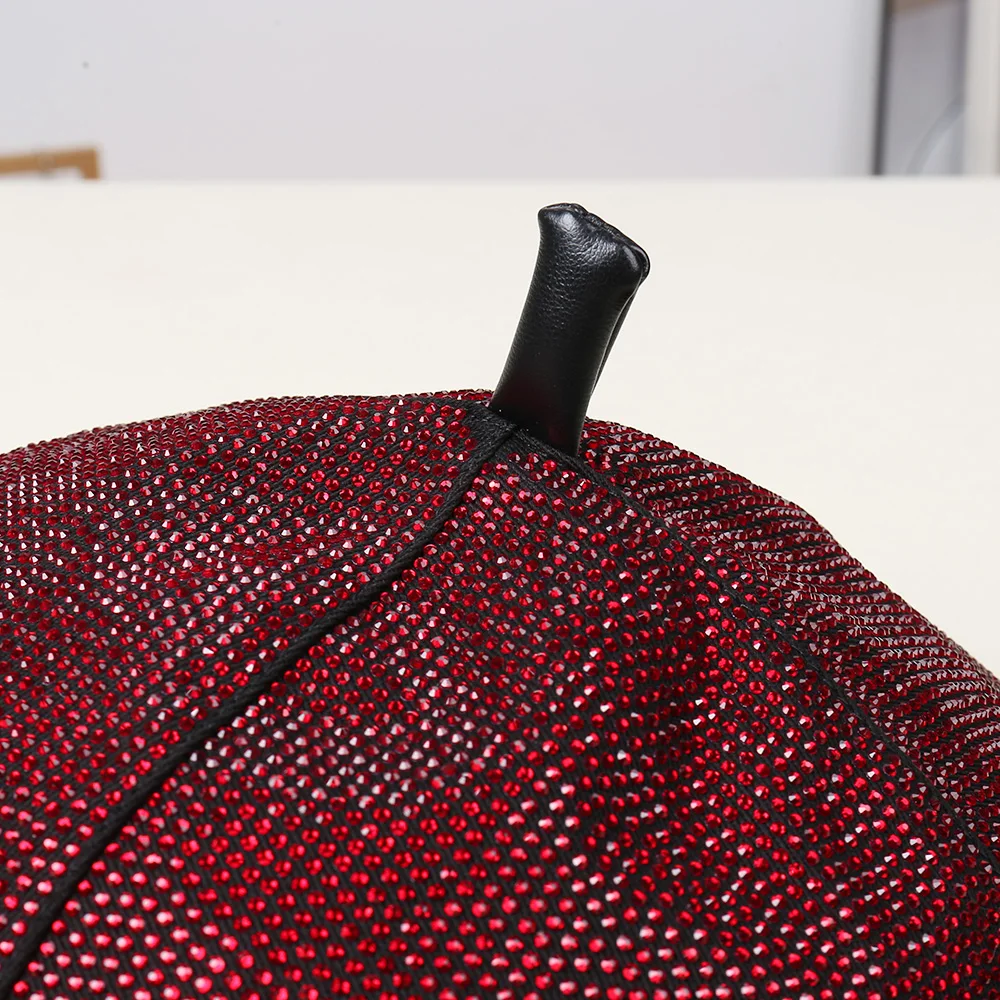 الخريف الشتاء لون نقي بسيط ليوبارد طباعة مزين لطيف المتخصصة تنوعا أنيقة العصرية مريحة قبعة قبعة #5