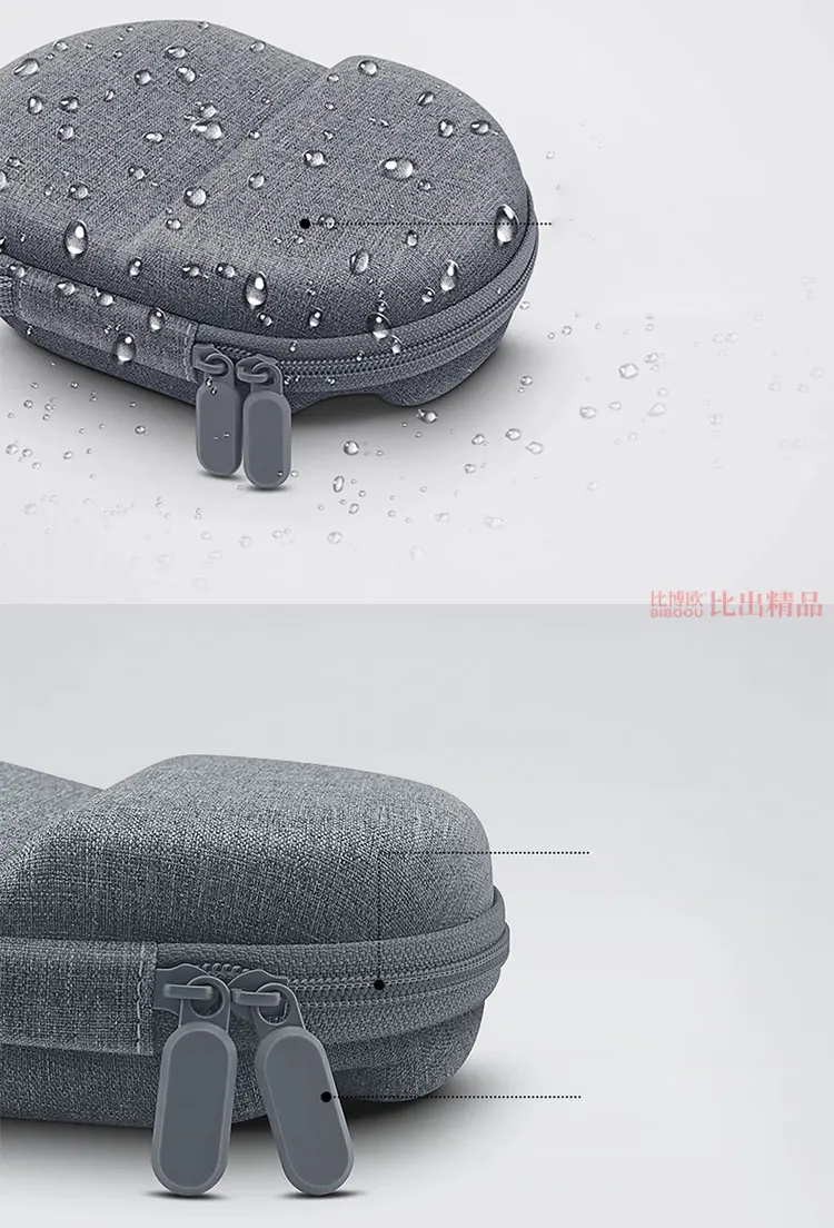Hard EVA Storage Bag for Shokz S820 OpenRun Air Bone Conduction Headphone Box for NANK XIAOMI Philips Earbuds Travel Carry Case