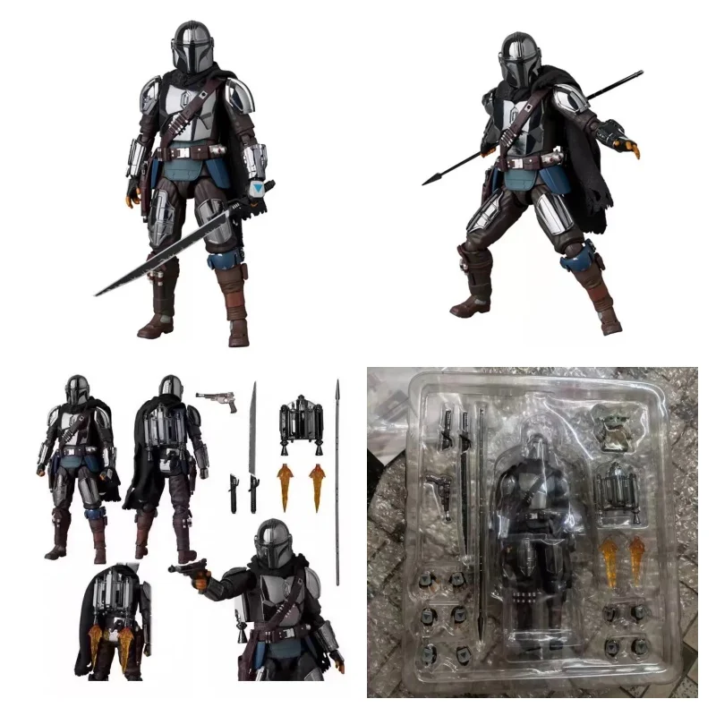 

Ko Mafex 256 Plating Edition Mandalorian 2.0 Glogu 6-Inch Action Figure Pvc Collection Model Doll Desk Decor Statue Gk Toy Gifts