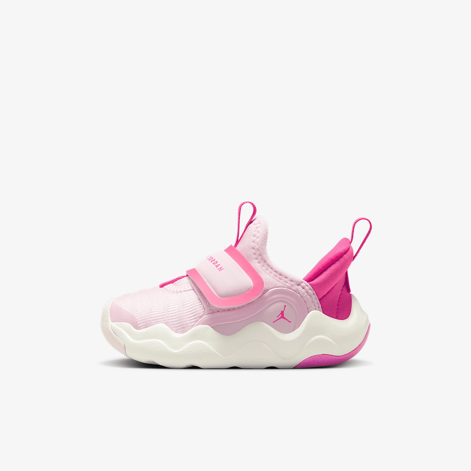 Nike genuine shock-absorbing JORDAN baby and children's Velcro practical basketball shoes HF3414-601