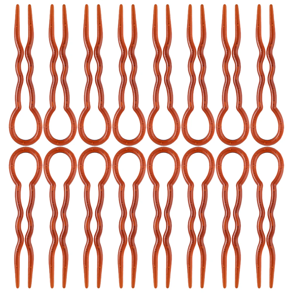 

24pcs Hair Stick For Buns Stick Tools Bun Shaped Pins French Forks Women Girls Accessories Wedding Party Dance