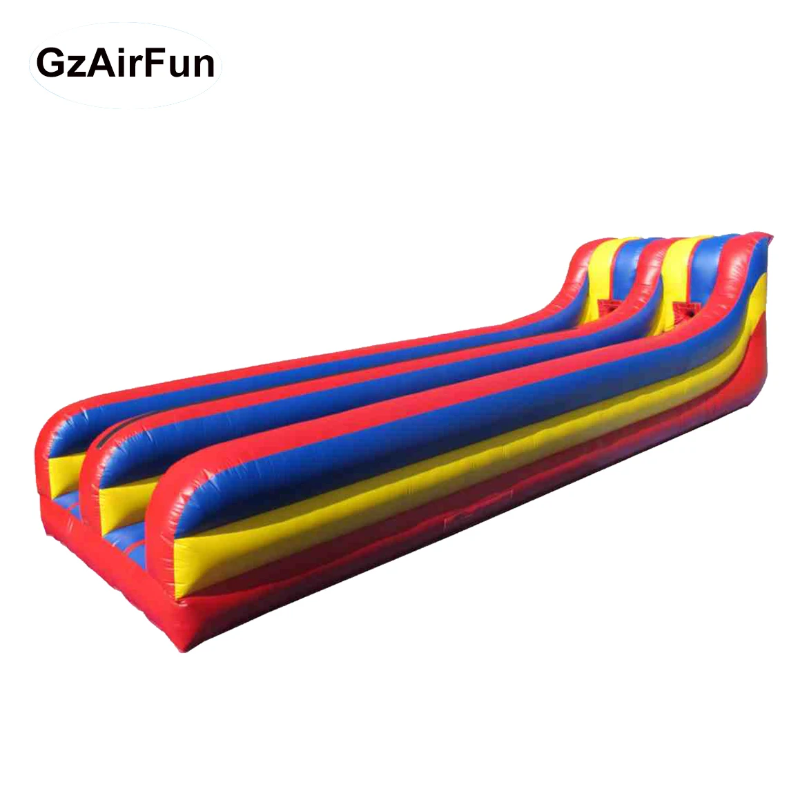 Commercia Inflatable 2 Lane Bungee Run Sport Challenge Runway Bounce