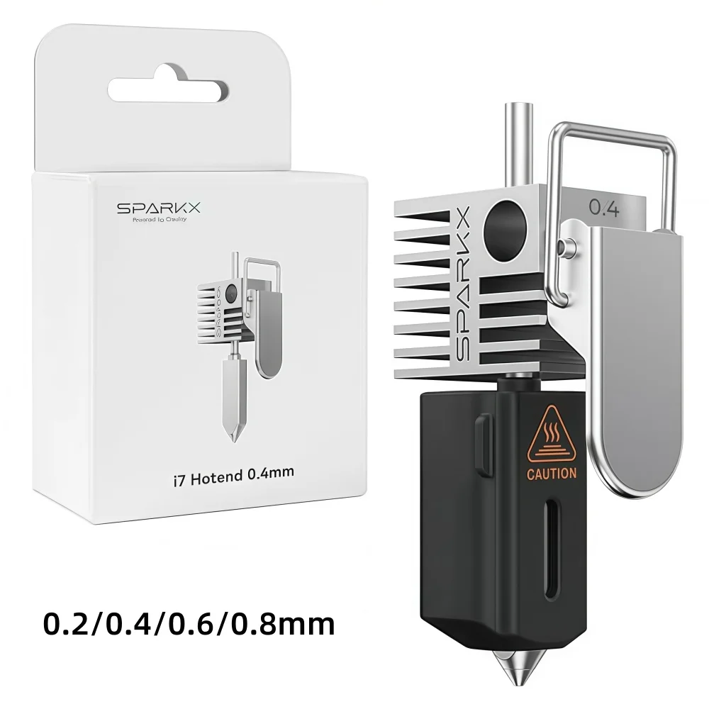 Creality Official SPARKX i7 Hotend  Nozzle Kit,0.2/0.4/0.6/0.8mmAll-Purpose Replacement Quick-Swap Hotend Assembly