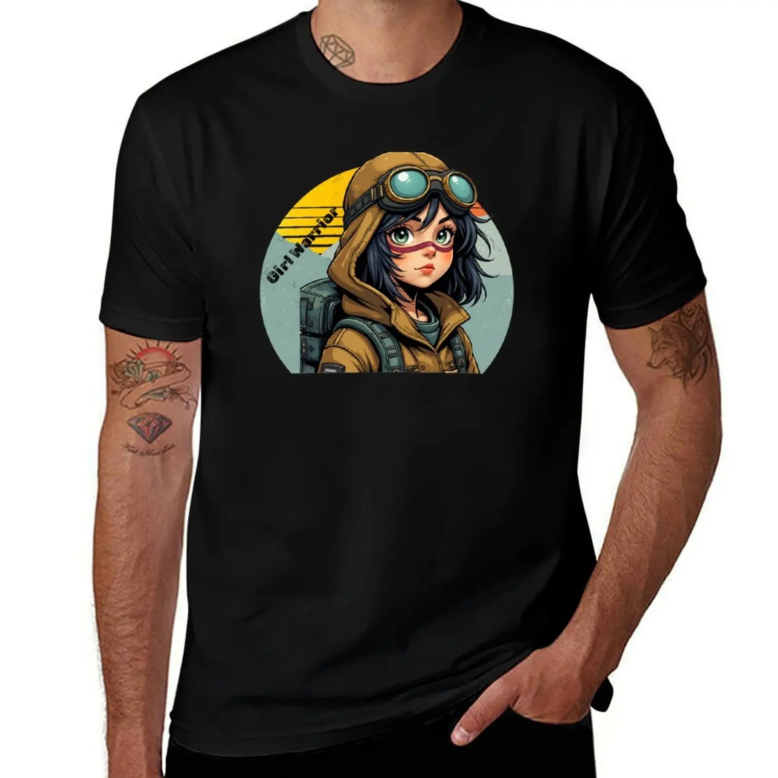 

Girl Warrior T-Shirt oversized t shirt oversized graphic tee luxury designer outfits for men