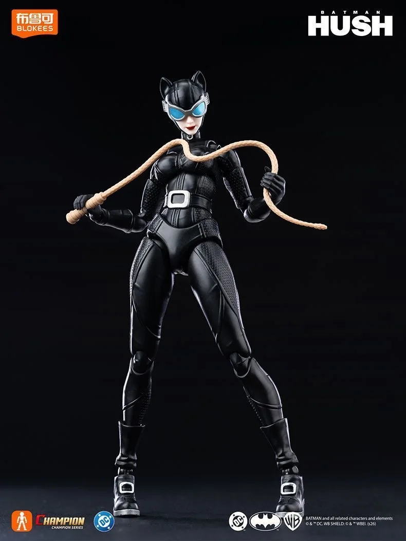 New Blokees DC Heroes Beyond Edition Batman Catwoman Hush Snap Fit PVC Articulated Action Figure Model Collectible Gift Birthday view 5