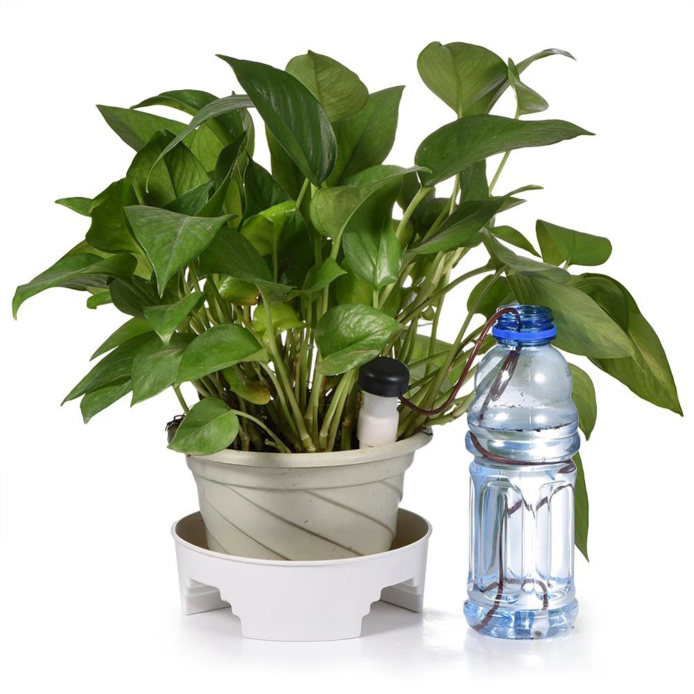 8 قطعة حصص السقي الذاتي جهاز سقي النباتات التلقائي نظام الري التلقائي طقم الري بالتنقيط للمياه لوعاء الزهور #2