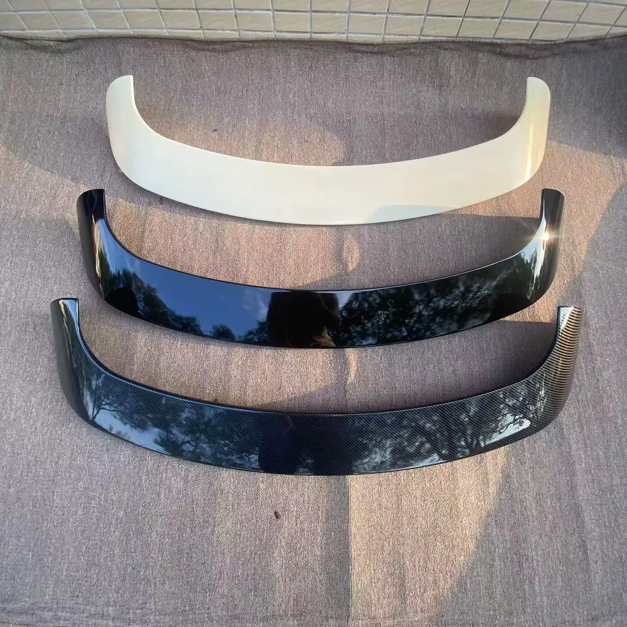 For Mercedes W167 GLE Roof Real Trunk Spoiler AB SRear Tail Wing Lip Spoiler Car Styling