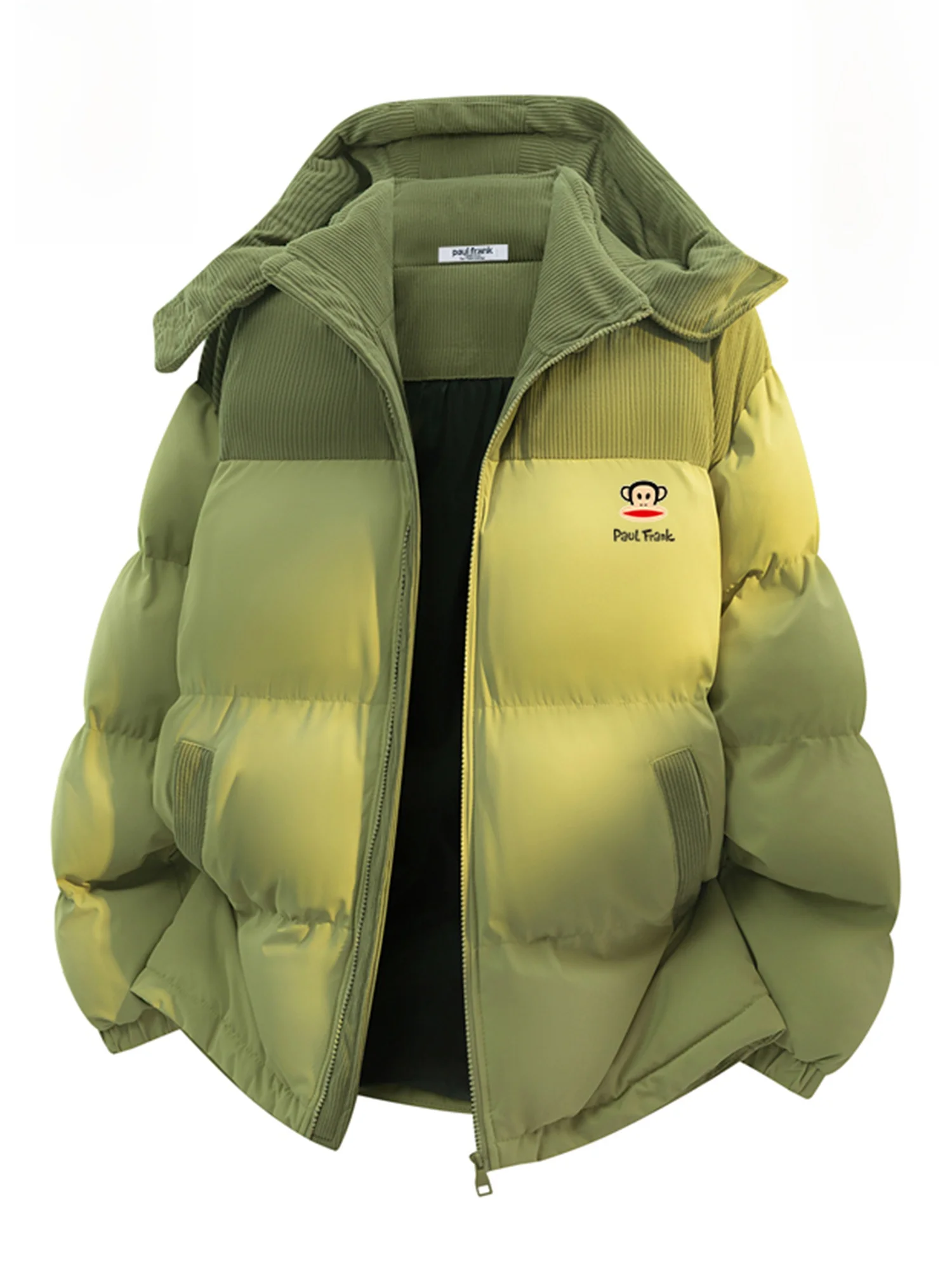 

Мужская зимняя теплая повседневная куртка Paul Frank Monkey с капюшоном, хлопковая, с бархатными вставками, молодежная, из полиэфирного волокна, длинная, с рукавами.