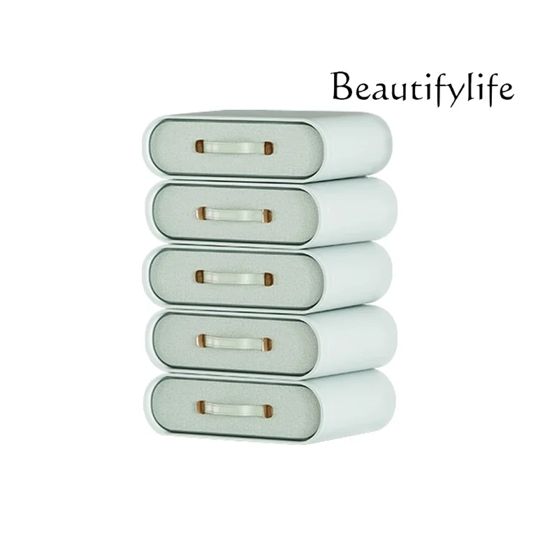 

Modern simple and creative small light luxury bedside table installation-free multi-function rotating fashionable new model