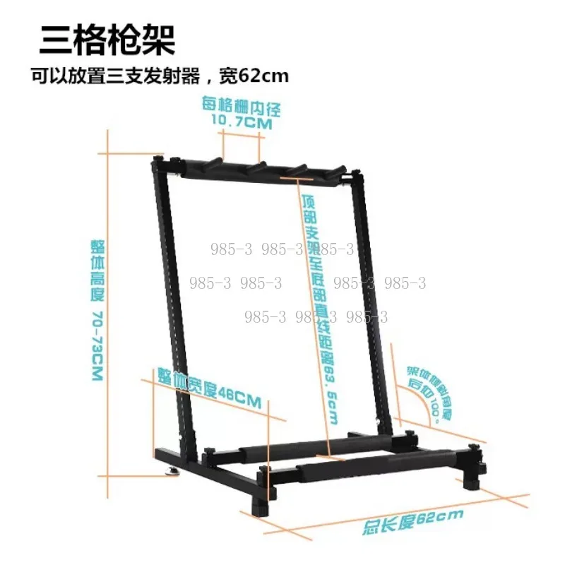 Universal Iron Frame Guitar Floor Stand, Foldable Multi Guitar Bracket For Holding 3,5,7,9 Guitars In Music Shop Display