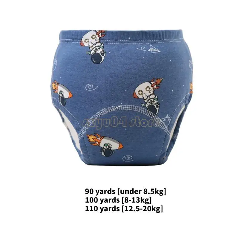 Sous-vêtements d'entraînement en coton 4X7D pour tout-petits, slips, couches, pantalons, caractéristiques confortables, taille