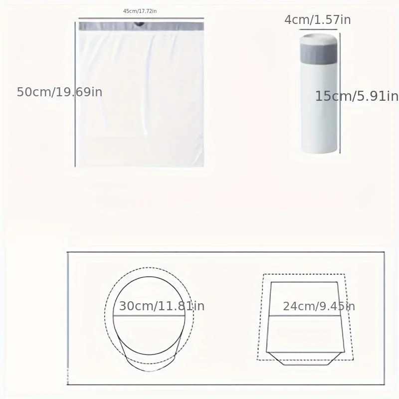 75pcs thickened household closure drawstring garbage bag, 45 * 50 lifting rope bag, garbage bin plastic bag