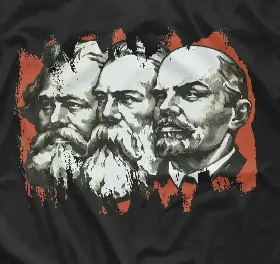 Lenin Marx Engels NEW t-shirt USSR Soviet Union Retro Russia Moscow 427813