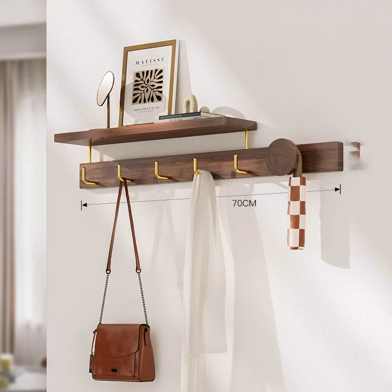 Wood Hanger Coat Rack Hook Wall Mounted Vintage Living Room Coat Rack Stand Luxury Office Wieszaki Na Ubrania Home Furniture