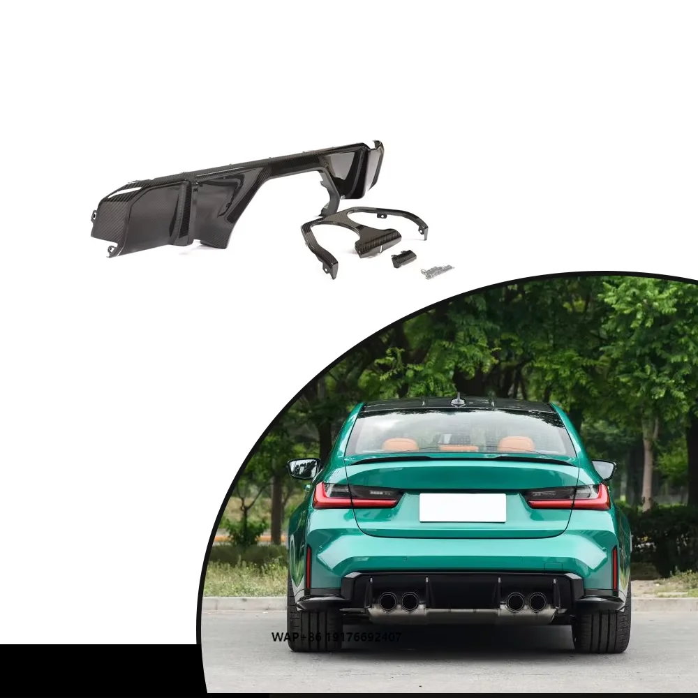 

High End Real Dry Carbon Fiber Rear Bupmer Diffuser forBMW G82 M4
