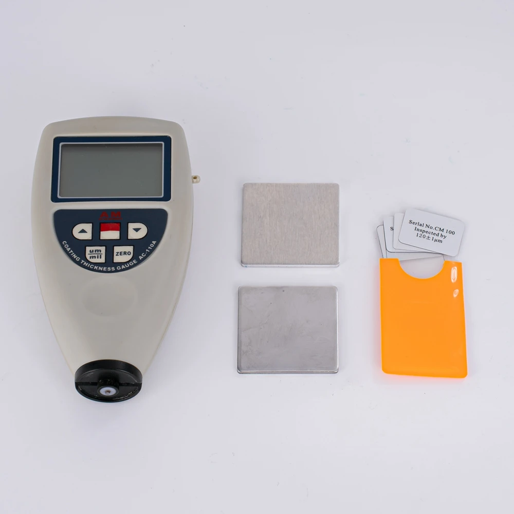 Misuratore di spessore di vernice per auto digitale e tascabile AC-110C FN 0~1250um