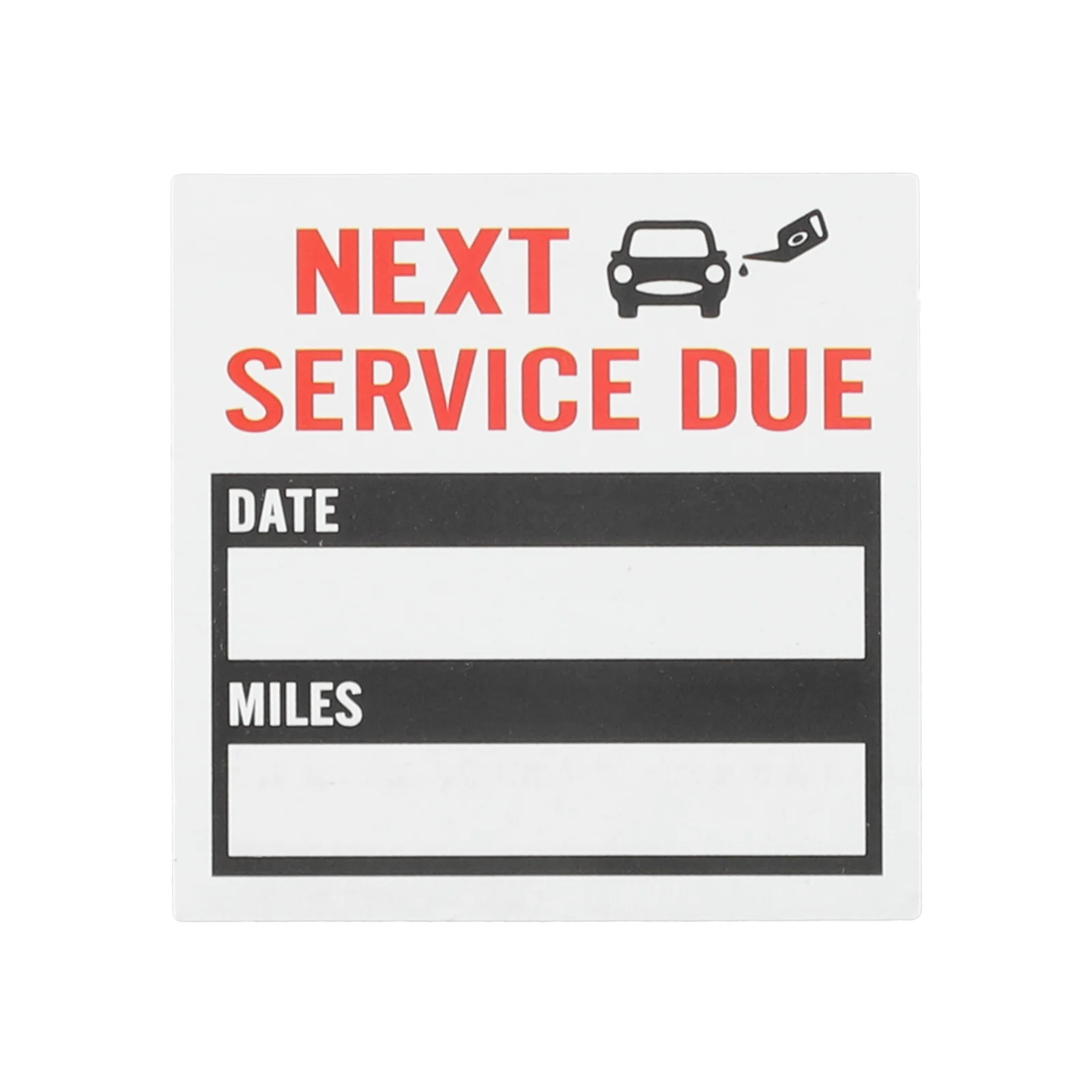 Car Sticker Oil Change Sticker Oil Change Service Stickers Static Cling 300pcs/roll High Quality Car Accessries