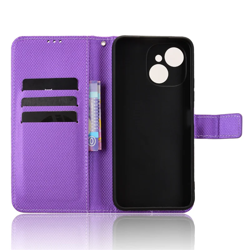 Para Tecno Spark 40C funda con tapa de diamante tipo billetera funda protectora con soporte anticaída para Tecno Spark 40c 40C funda de teléfono