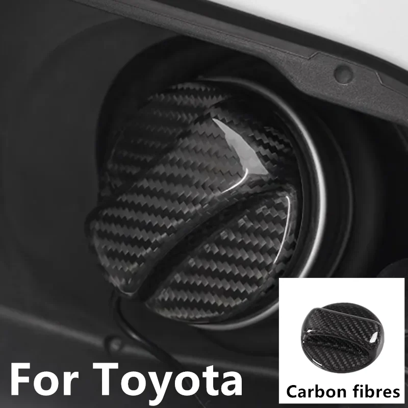 

Carbon Fibre Fuel Tank Cap For Toyota GR86 2021 2022 2023 Camry Corolla Supra Prius Tacoma Car Fuel Tank Cap Decorative Cover