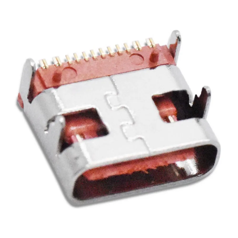 10 قطعة 16 دبوس SMT موصل مقبس المصغّر USB نوع C 3.1 أنثى موضع SMD DIP لتصميم PCB لتقوم بها بنفسك عالية الشحن الحالي