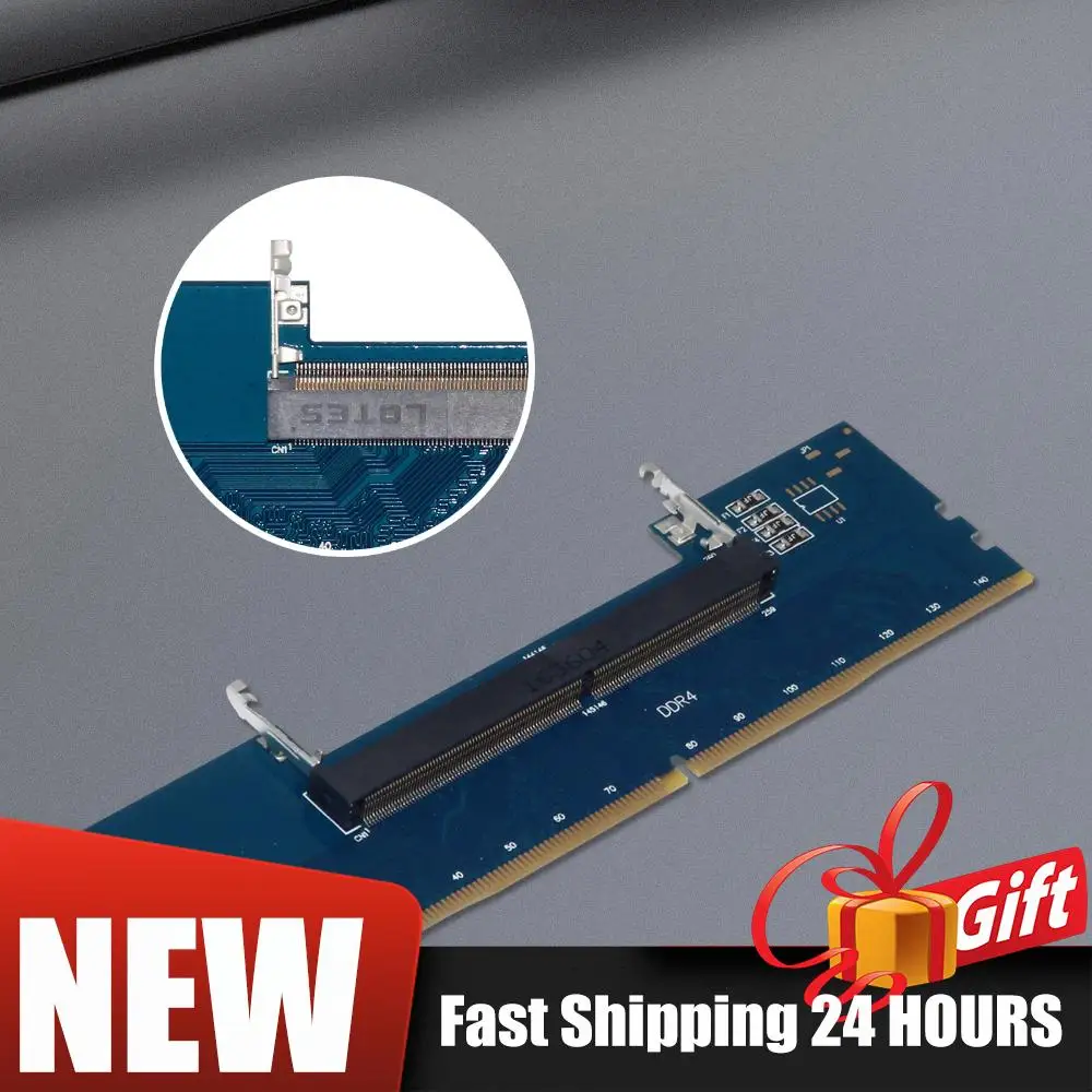 10-1PCS Laptop To Desktop SO-DIMM To PC DIMM Card DDR4 Memory Adapter Expansion Card PC Laptop RAM Connector Card Memory Stick