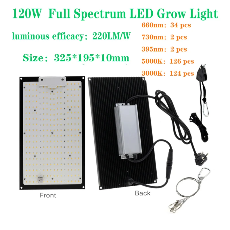 120W LED plant lights bring invigorating light to plants and are deeply loved by customers! quality of plants and make your plan