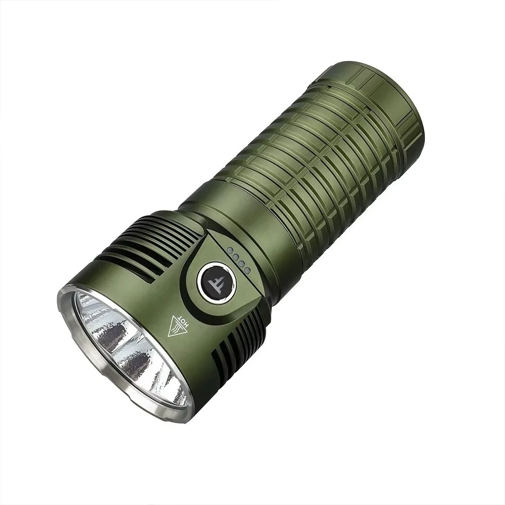 Super Bright Rechargeable LED Flashlights 20000LM 6pcs LED Torch Light with 46950 Battery for Hunting Searching Camping