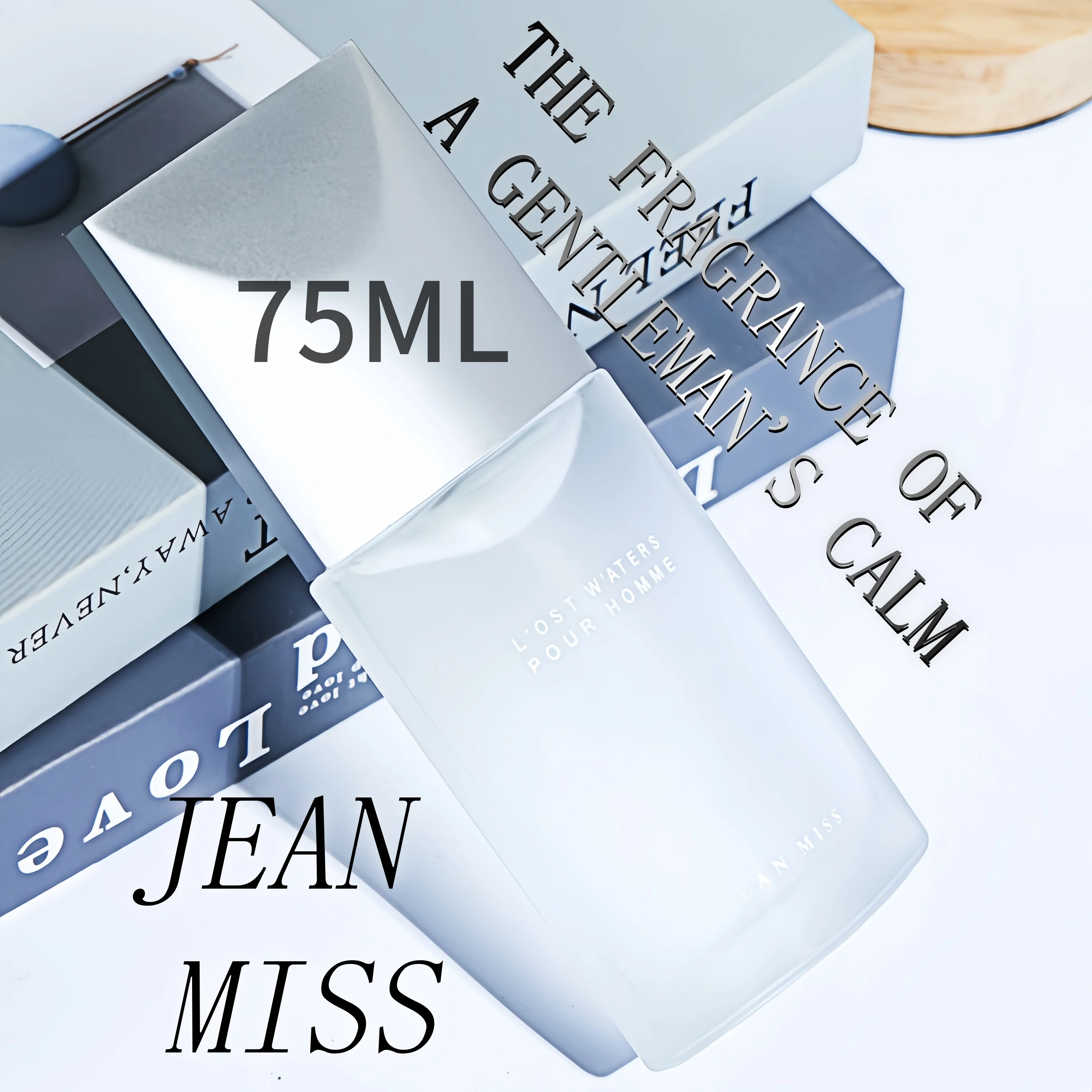 

75ml Purified Water Men's Eau de Toilette – Long - Lasting Fresh Scent, Calming & Reassuring Spray Persistent