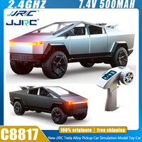 JJRC C8817 RC Car Alloy Rc Cybertruck Off road Simulation Camping Equipment Pickup Truck Model Custom Toys Boy Kids Gifts