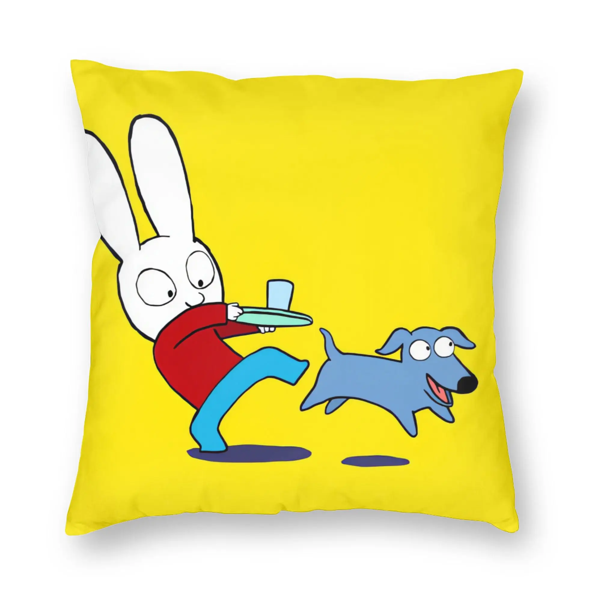 Pillow Cover Simons Super Rabbit  Kawaii Pillow Case For Office Car Home Decor Pillowcases