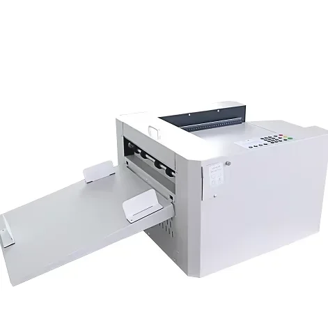

A SM-370Y Cheap and Small 2400 Sheets Per Hour Manual Paper Creasing Machine A3 and A4 Perforation Machine for Book Card