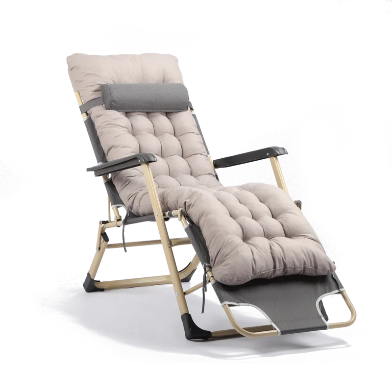 سرير معدني قابل للطي بتصميم عصري عالي الجودة من المصنع، صالة خارجية محمولة، كرسي شاطئ للحديقة #1