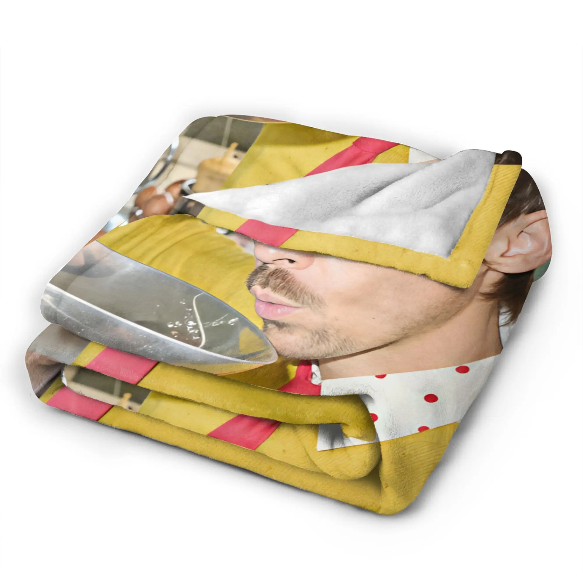 Harrys S-Styles Kiss Al the Time Cozy Blanket For Sofa Home  Trend Bedding Throws Winter Plane Travel Flannel Bedspread