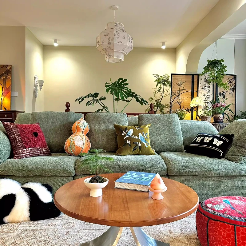 

Round Modern Coffee Table Luxury Portable Nesting Hotel Coffee Table Japanese Minimalist Mesa De Centro Sala Home Furniture