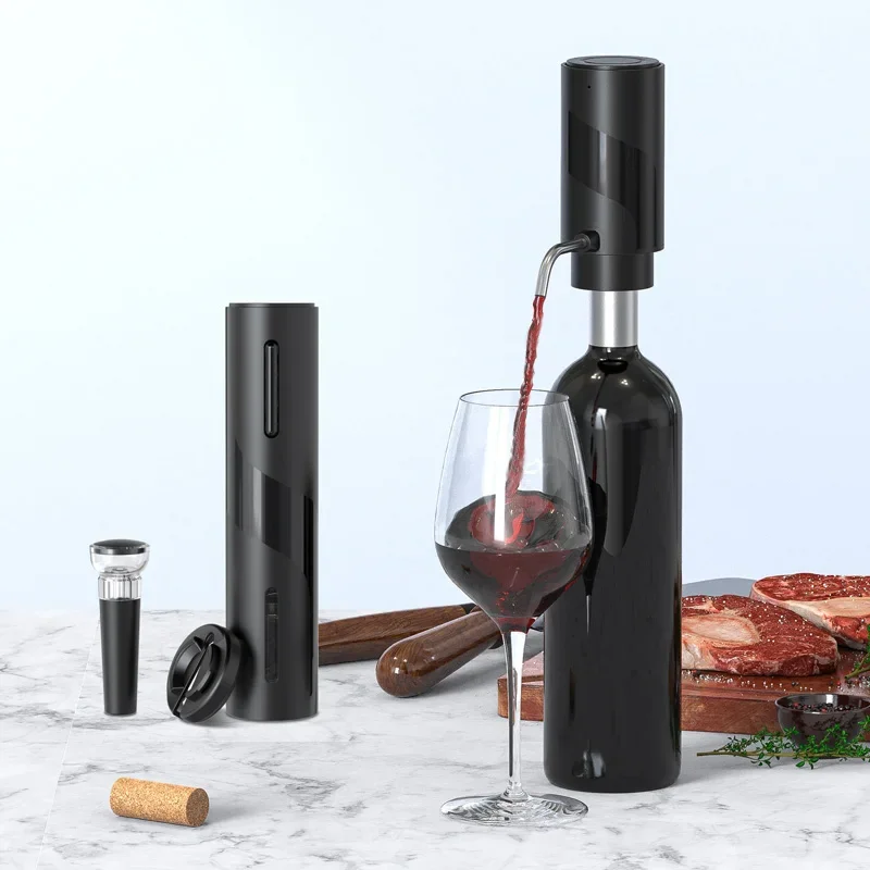 

Electric red wine dispenser, rechargeable decanter, household suction and pouring, self-electric wine dispenser