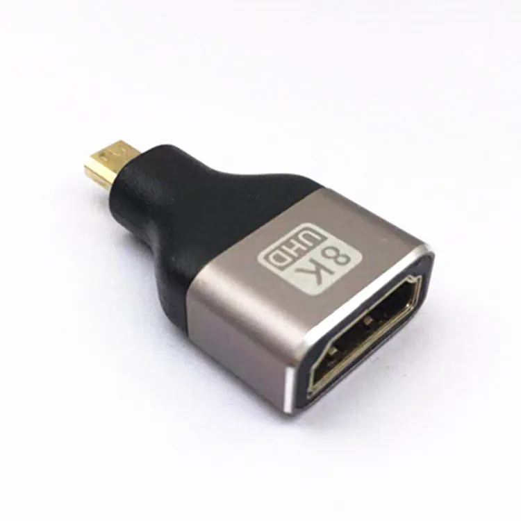 HDMI Adapter Mini Micro to HDMI 8K 60Hz 4K 144Hz Male to Female Converter for Camera Laptop PS5 Monitor TV HDTV