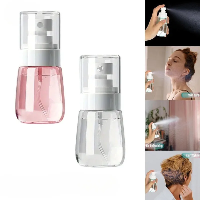 

Portable Fine Mist Spray Bottle Travel Size Anti-Allergy Clear with Pump Perfume and Lotion Dispenser Portable Outdoor Travel