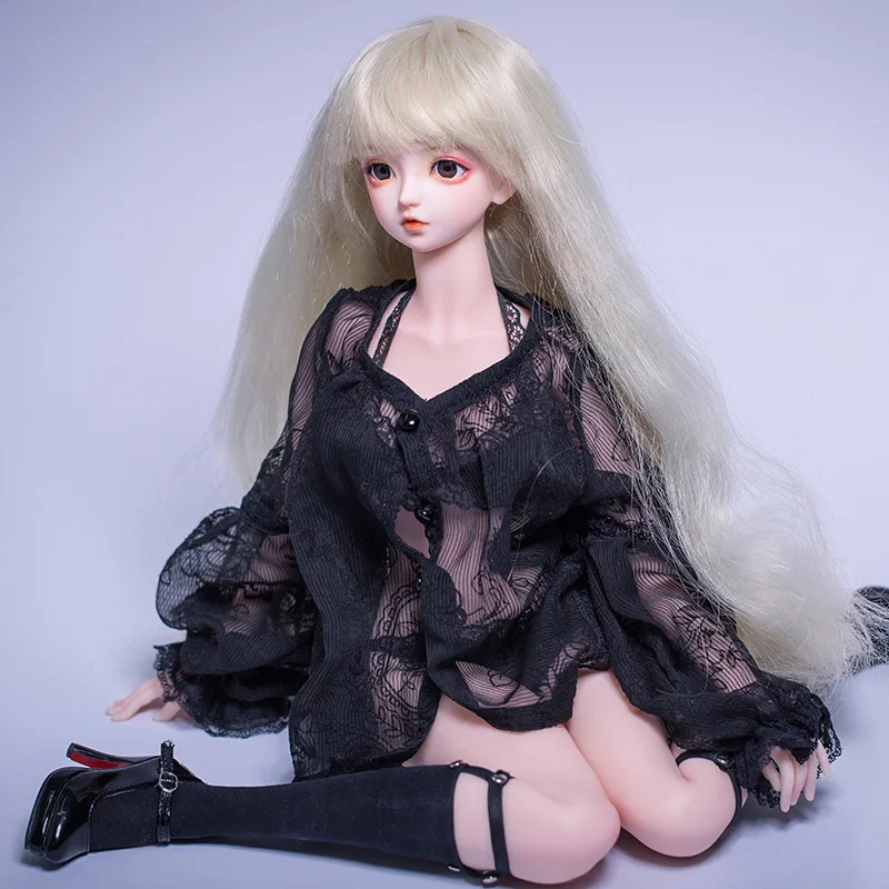 1/3 BJD Doll 60cm Cartoon Mini Anime Handmade Doll Full Silicone Solid Doll with Channel