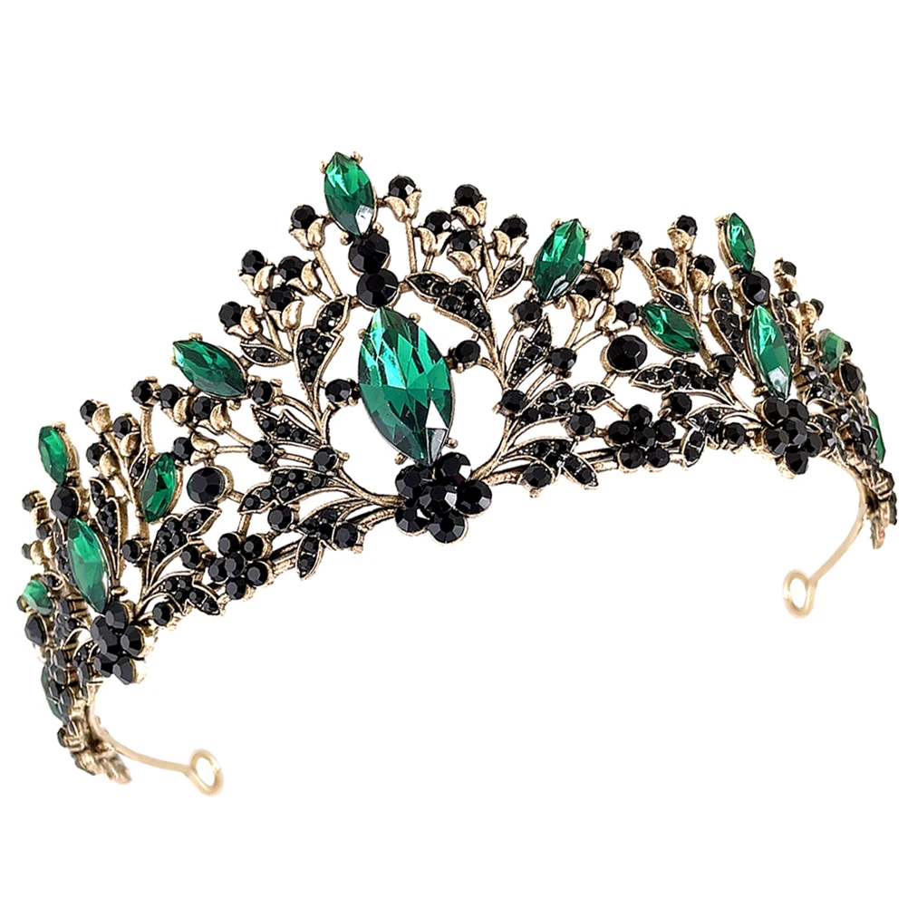 

Wedding Bridal Crown Rhinestone Alloy Multicolor Unique Design Prom Party Hair Accessories Women Tiaras Wedding Bridal Tiara