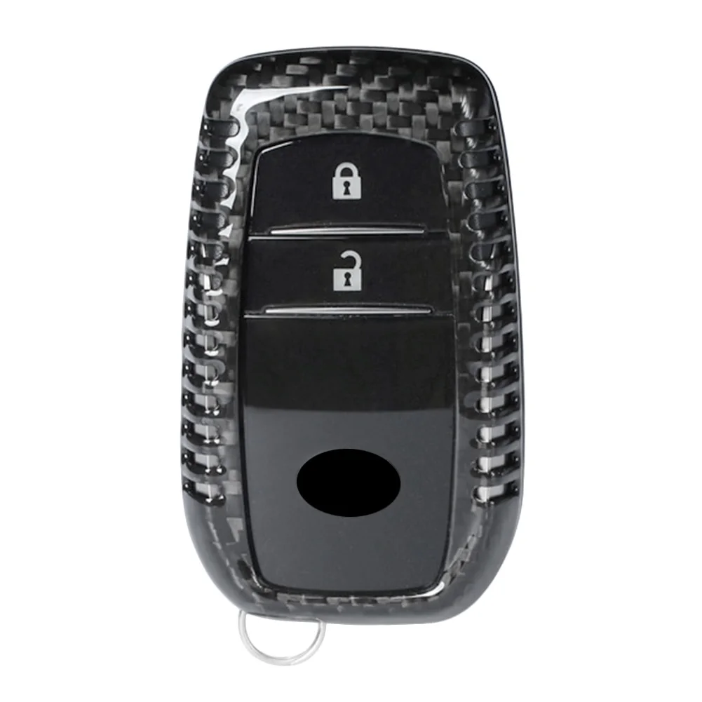 Carbon Fiber Remtote Smart Key Fob Case Shell for Toyota/Corolla/Camry/Crown/Reiz/Prado /Levin etc