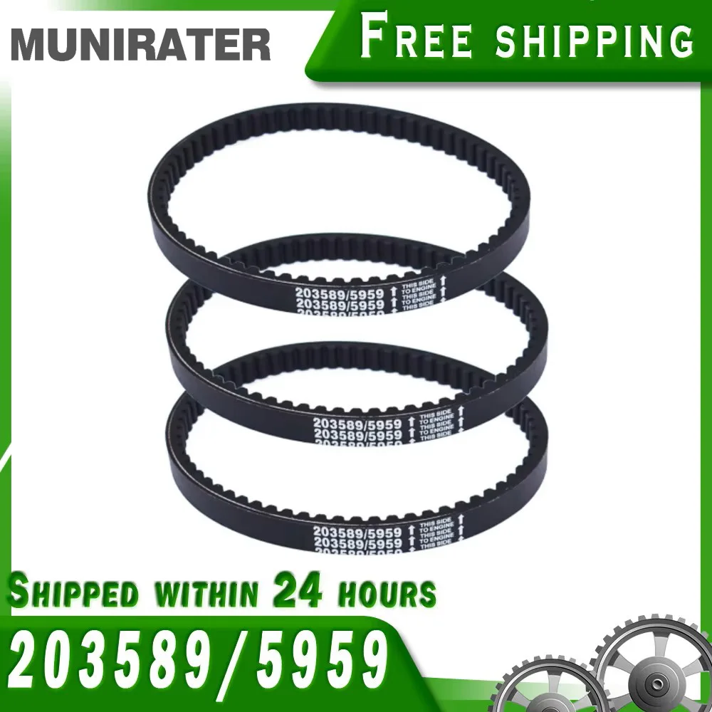 

Fit for Manco 5959 Comet 203589 Go Kart Drive Belt 30 Series 3Pcs